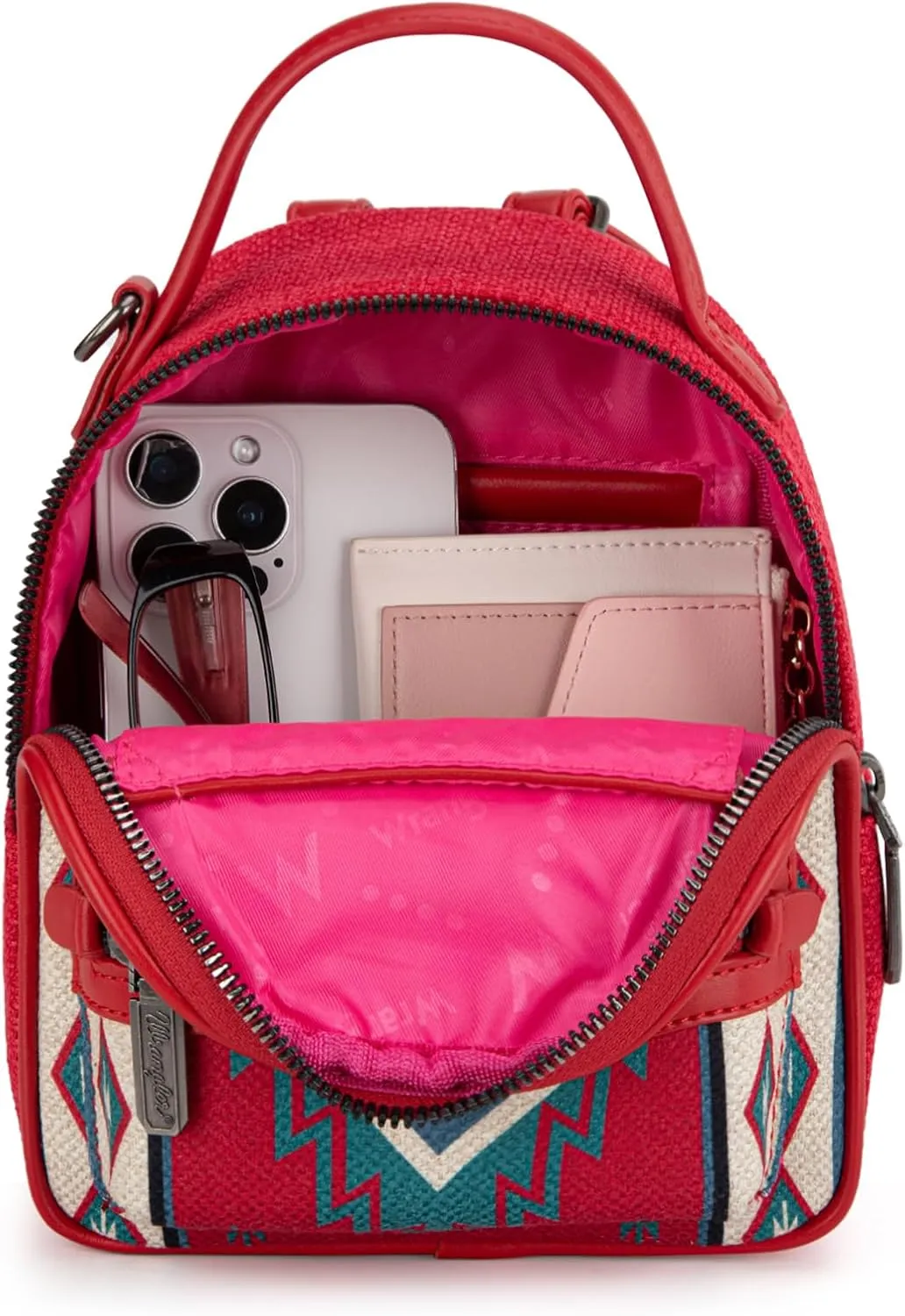 Montana West x Wrangler Mini Backpack Aztec Back Pack Purse for Women WG174-8600RD