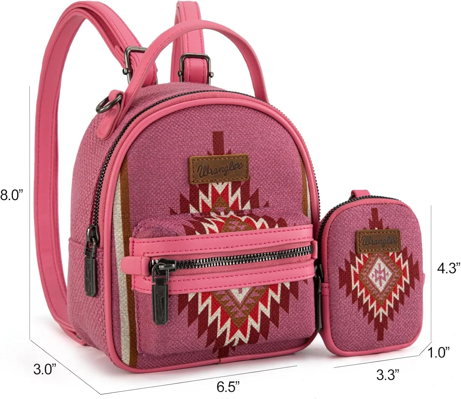 Montana West x Wrangler Mini Backpack Aztec Back Pack Purse for Women WG174-8601HPK