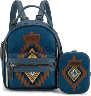 Montana West x Wrangler Mini Backpack Aztec Back Pack Purse for Women WG174-8601JN