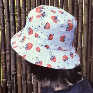 Mushroom Print Bucket Hat