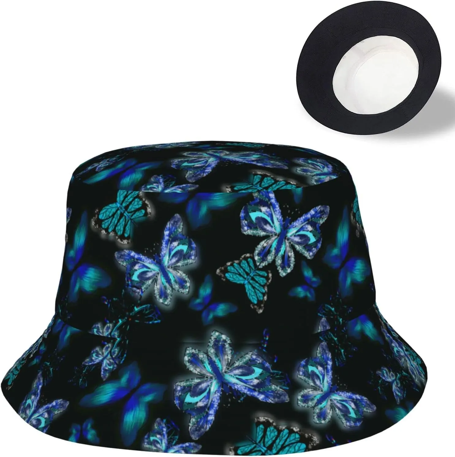 Musical Bucket Hats for Women Summer Sun Beach Travel Outdoor Fishing Cap Unisex Men Bucket Hat