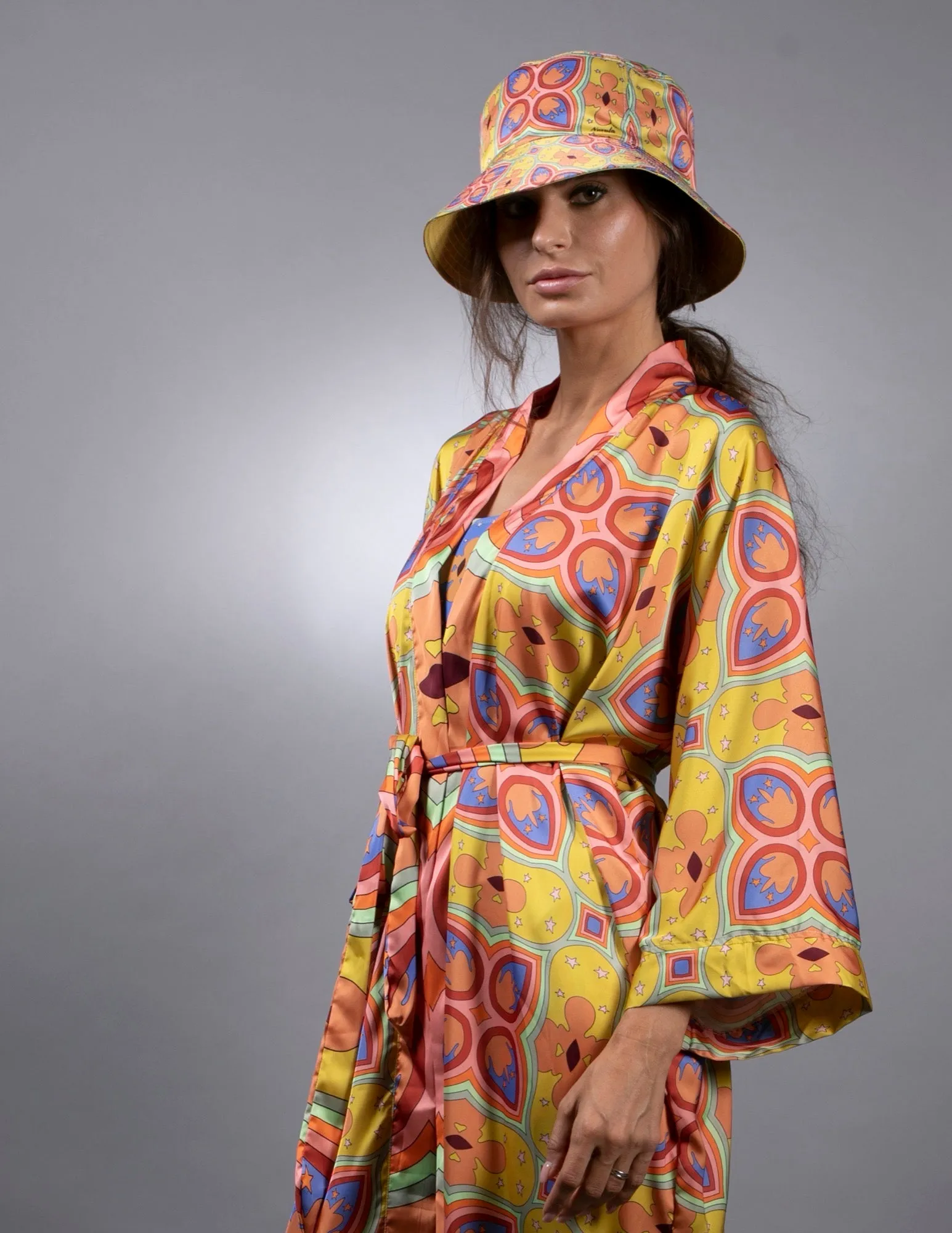 MUSTARD MESCALINE BUCKET HAT