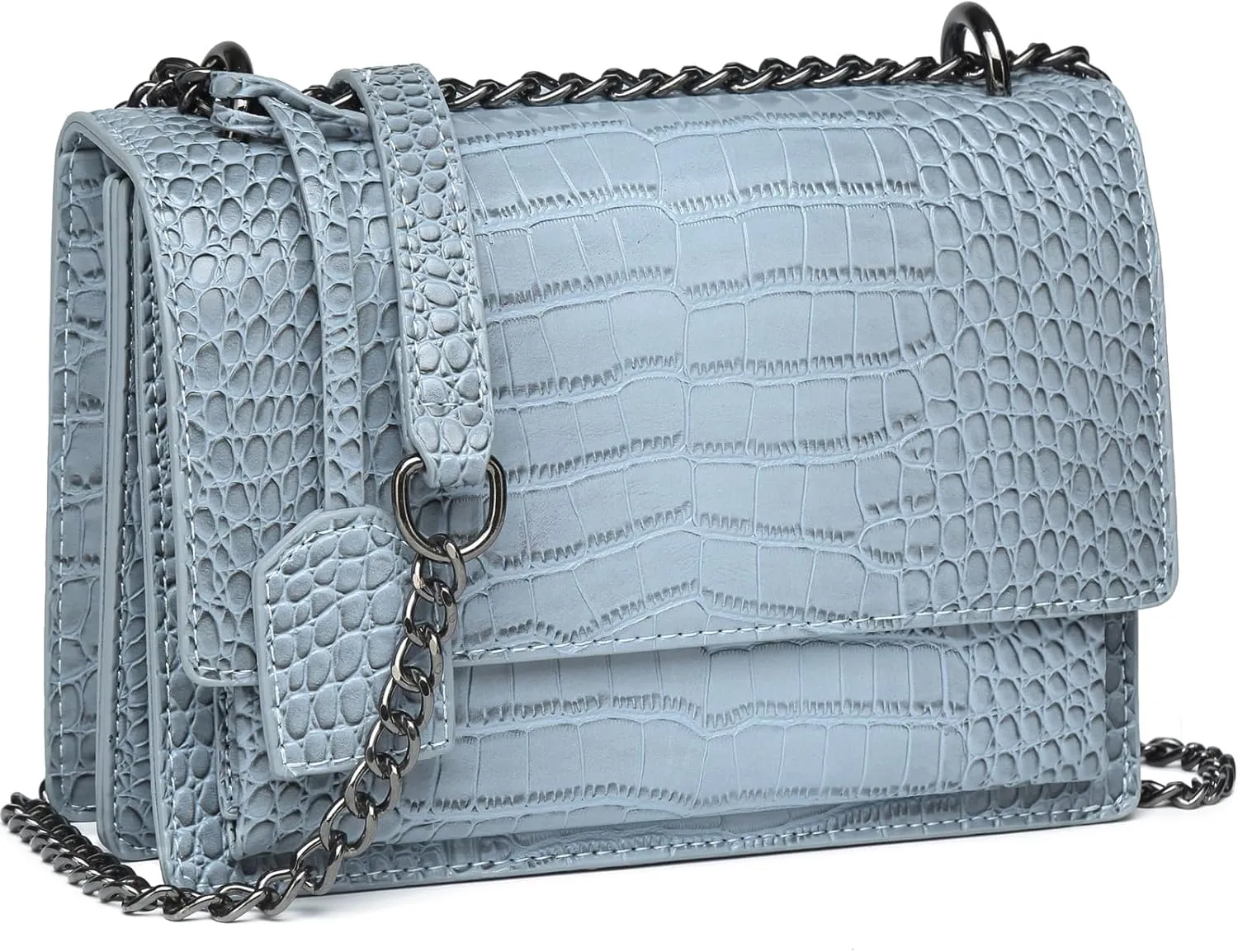 MYHOZEE Crossbody Bags for Women Snake Print Leather Cross Body Chian Purse Trendy Ladies Clutch Satchel