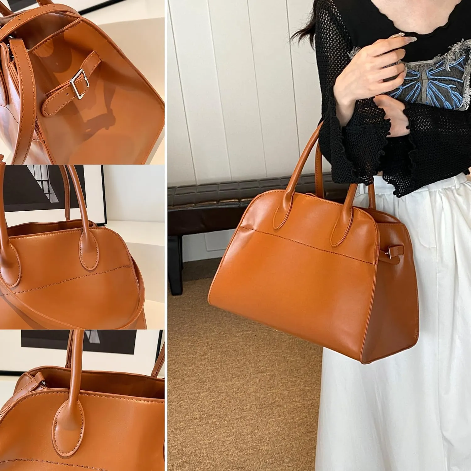 MYHOZEE Satchel Bag for Women,Crossbody Purse Top Handle Handbags Small Ladies Tote Shoulder Bag