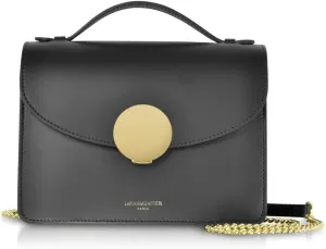 New Ondina Top Handle Shoulder Bag, Calf Leather, Gold Hardware, 8.5 x 6.3 x 3.5 inches