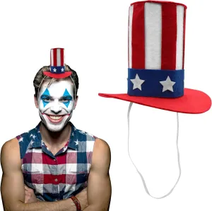 Nicky Bigs Novelties Mini Felt Patriotic Tall Uncle Sam USA Top Hat 4th of July Costume Accessory