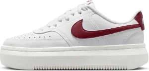 Nike Court Vision Alta Women's Shoes (DZ5394-103, White/Sail/Team Red)