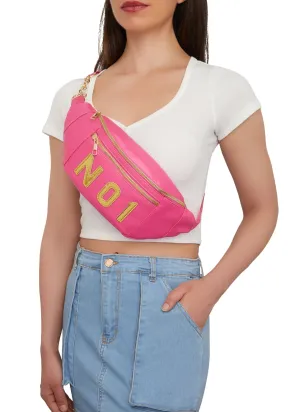 No 1 Double Zip Fanny Pack