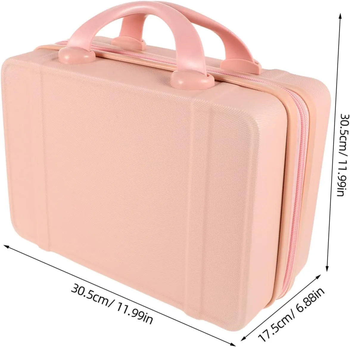 NOLITOY Small Makeup Suitcase Portable Travel Makeup Organizer for Cosmetics Jewelry Toiletries Lightweight Design with Sturdy Handle Stylish Durable Carrying Case