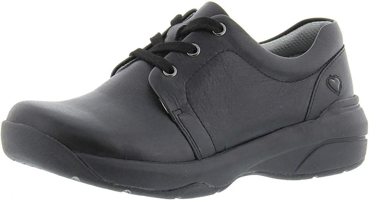 Nurse Mates Womens Corby Leather Low Top Lace Up Fashion, White, Size