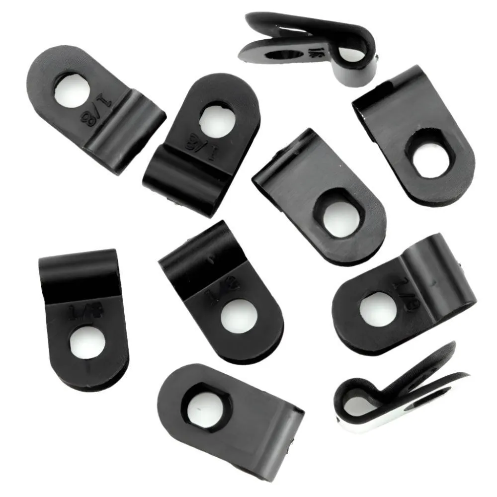 Nylon P-Clips Pack of 10 - Various Sizes