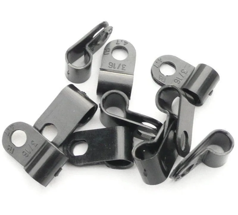 Nylon P-Clips Pack of 10 - Various Sizes