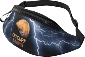 Occupy Mars Baseball Crossbody fanny pack for men and women, ideal for travel, sports and running