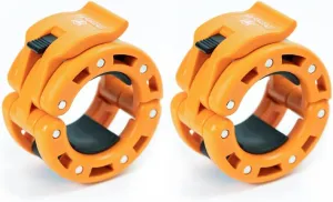 Olympic Barbell Clamps (Pair) – Locking 2" Olympic Size Weight Collars - Quick Release Collar Clips – Bar Clamps Great for Weight Lifting, Olympic Lifts and Strength Training