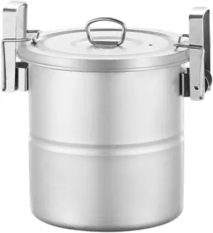 Outdoor Camping Pot Camping Soup Pot Household with Lid Campfire Cookware Outdoor Camp Pot for Fishing Picnic BBQ Backpacking