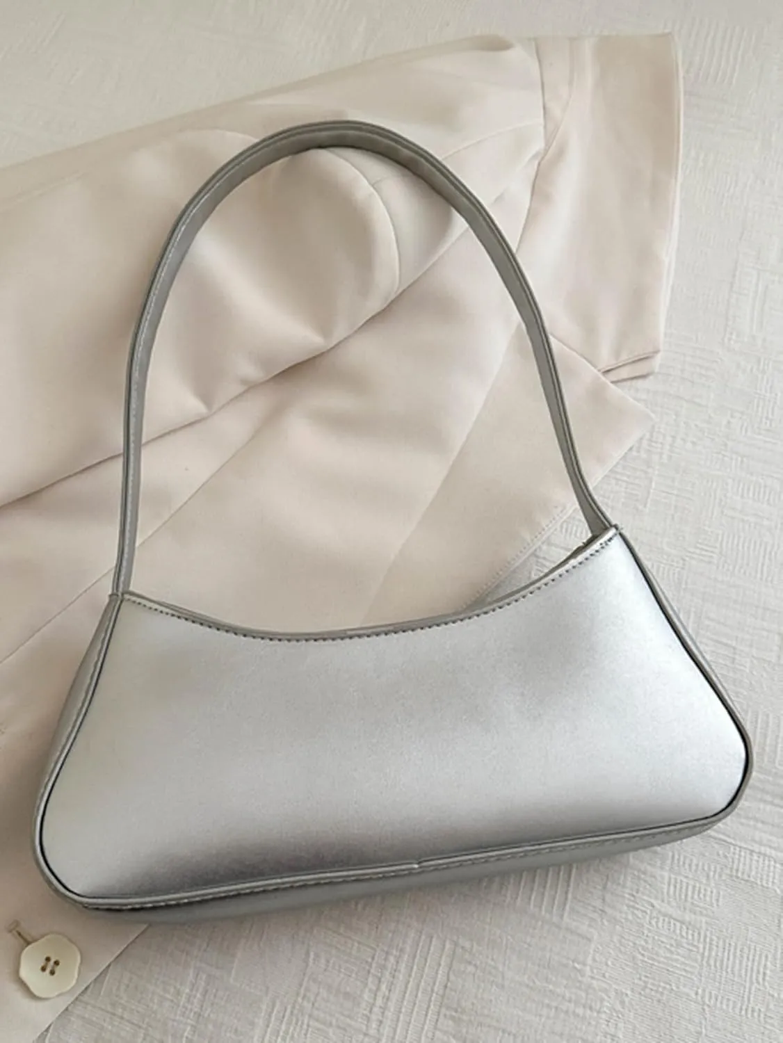OYOANGLE Women's Bow Knot Zipper Shoulder Handbags Top Handle Tote Bag Underarm Bags Clutch Purses