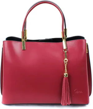 Pamo LYNETTE Handbag - Women | Designer Leather Bag | Top Handle Purse