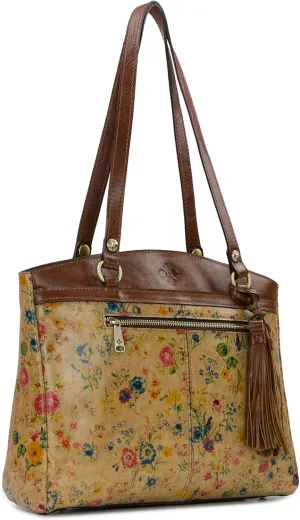 Patricia Nash Poppy Top Zip Tote