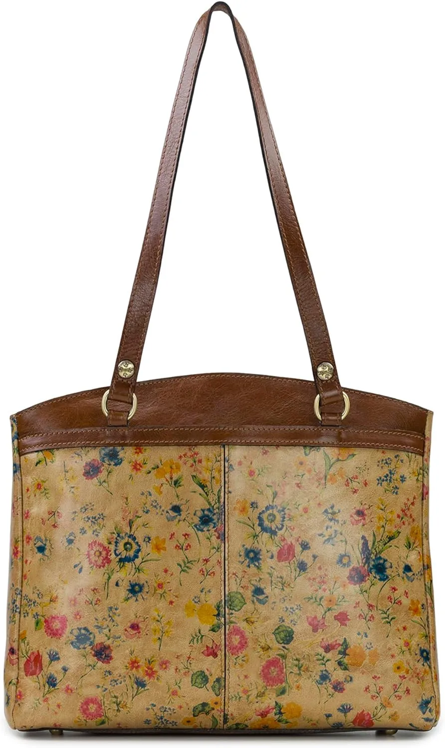 Patricia Nash Poppy Top Zip Tote