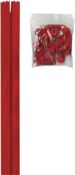 Patterns By Annie Yard Zipper, Atom Red