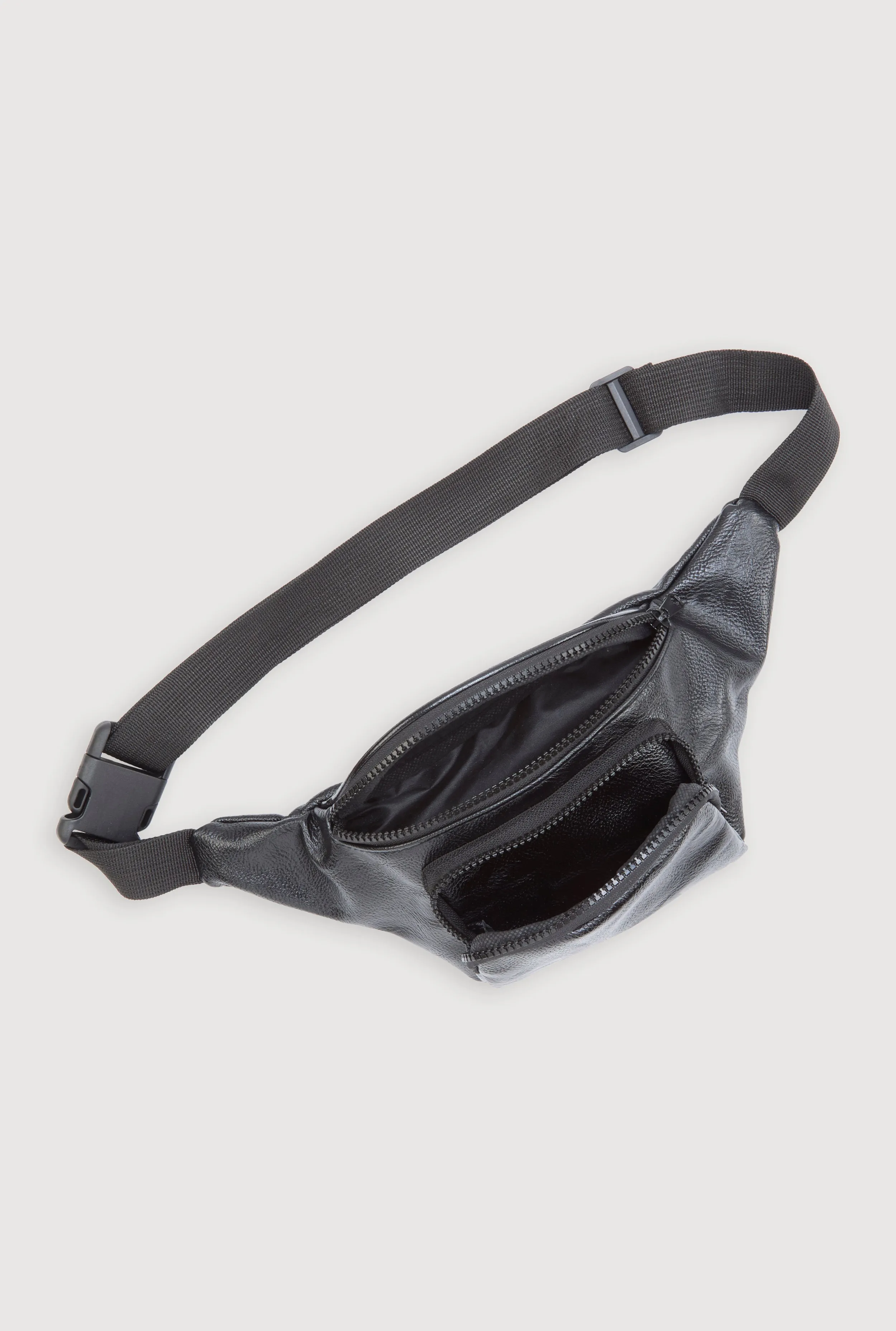 Pebbled Faux Leather Fanny Pack