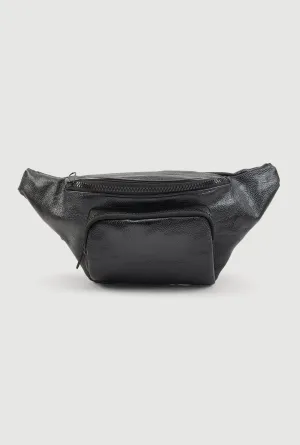 Pebbled Faux Leather Fanny Pack