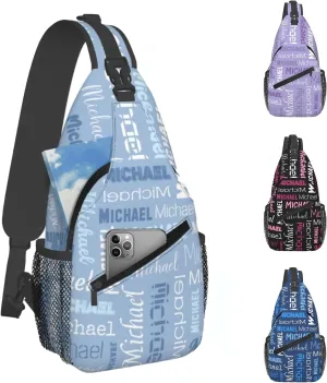 Personalized Crossbody Bags Customizable Chest Bag Customized Sling Bag Custom Sling Bags Customization Crossbody Bag