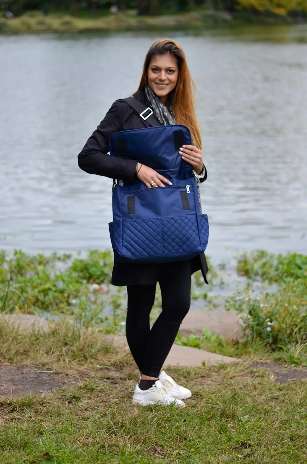 PERSONALIZED Large Diaper Bag Messenger Bag Baby Shoulder Bag Monogram Custom Diaper bag