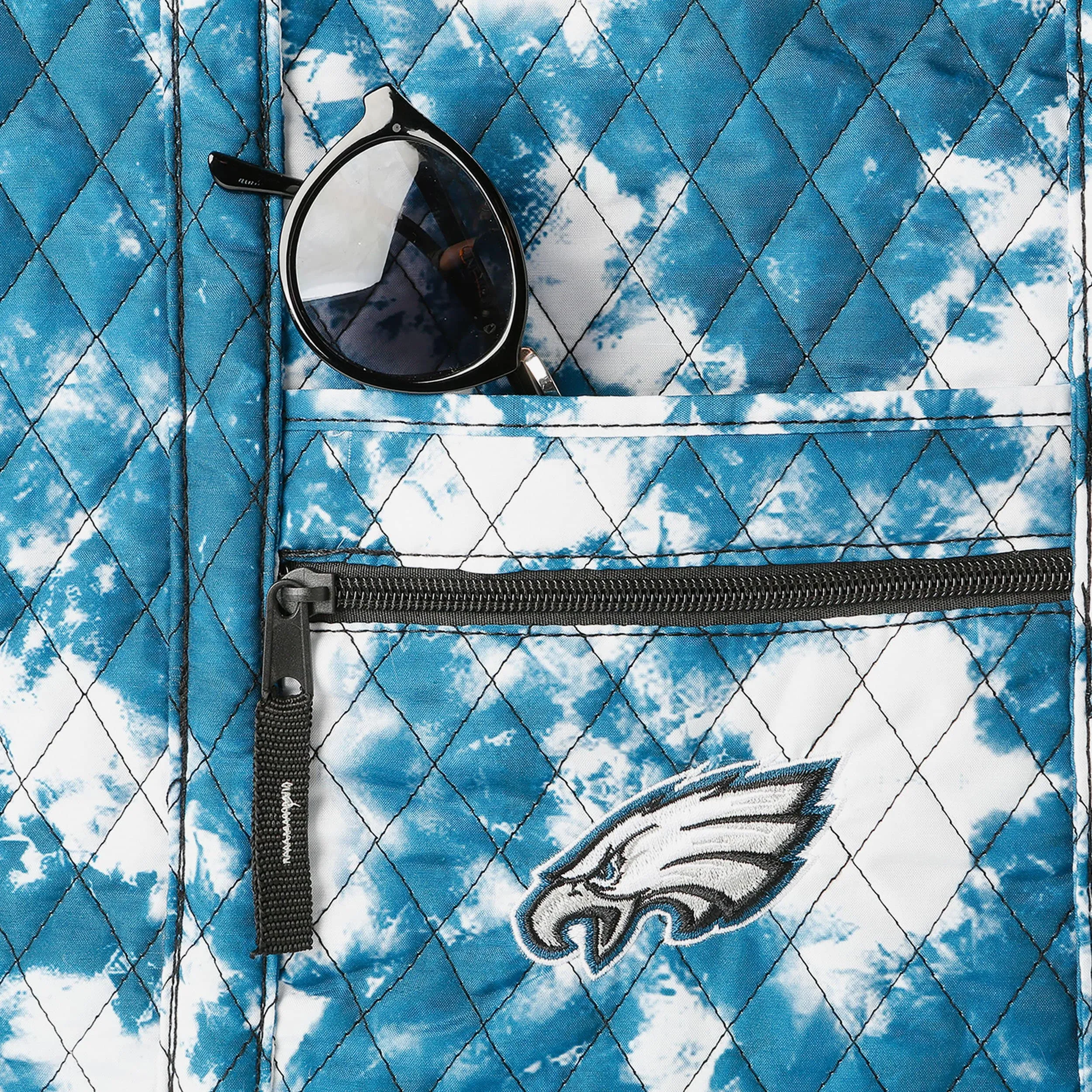 Philadelphia Eagles Tie-Dye Takeaway Tote Bag