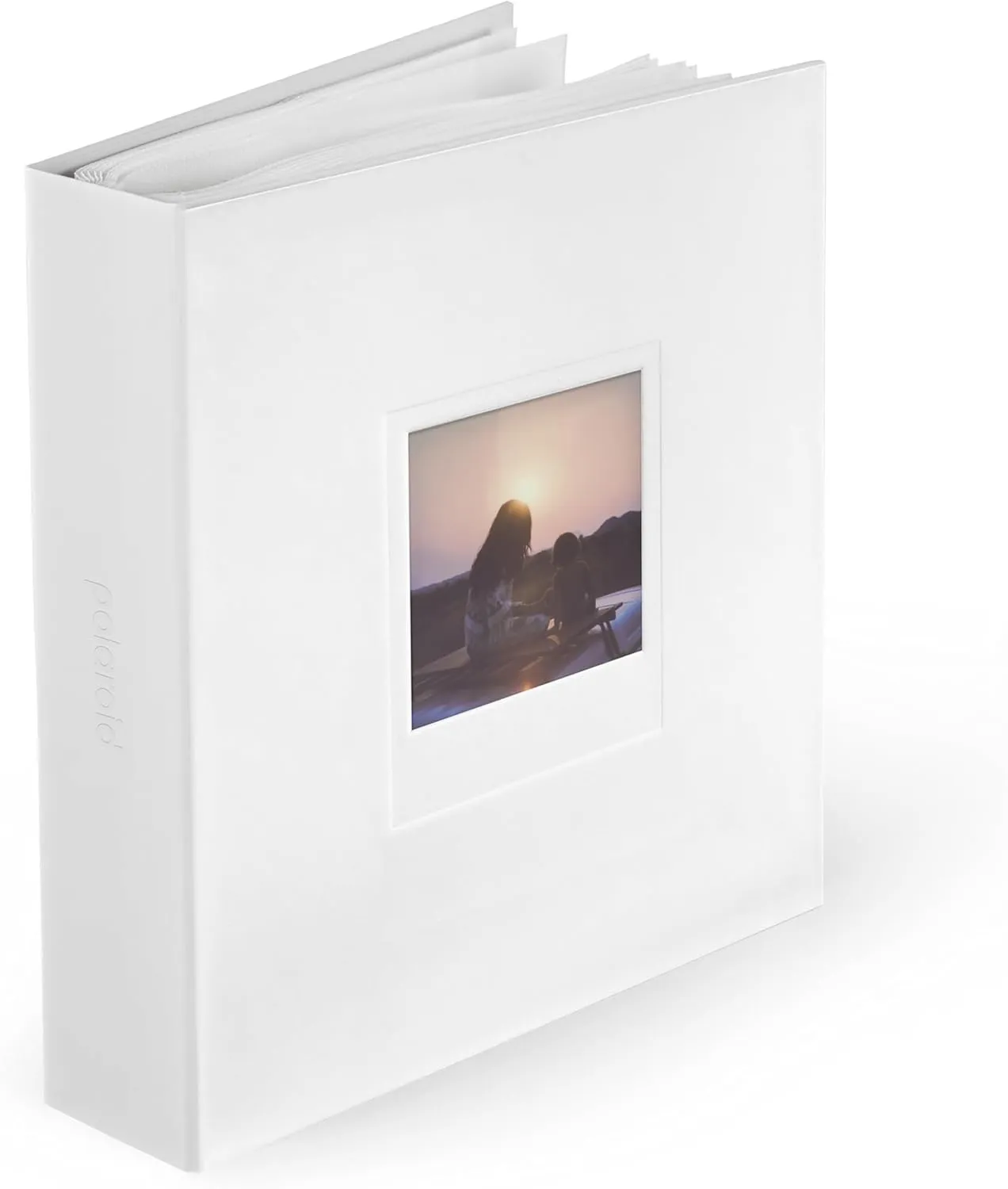 Polaroid Photo Album - White - Large Photo Album for Polaroid i-Type, 600, and SX-70 instant photos, capacity 160 photos (6379)