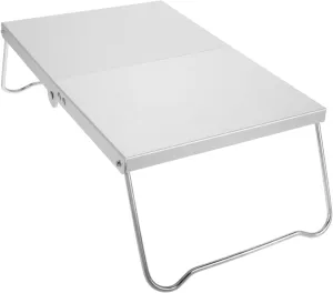 POPETPOP Compact Folding Camping Table Lightweight Top Portable Design for Beach Picnic and Outdoor Activities for Travel and Camping