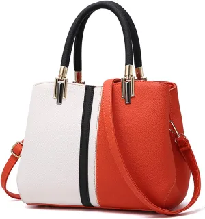 PORRASSO Women Handbag Fashion Top-Handle Bags Ladies Tote Shoulder Bag Female