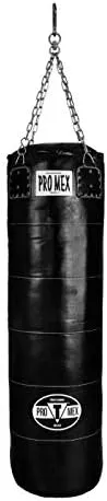 Pro Mex Power Heavy Bag, Black, 100LBS - Boxing Bag, Heavy Bag, Hanging Boxing Bag, Punching Bag, Kickboxing Bag, Boxing Punching Bag, Boxing Equipment