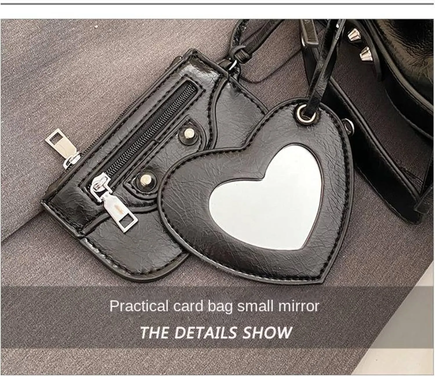 Punk Style Design Bucket PU Leather Crossbody Bag Rivet Motorcycle Shoulder Purses And Handbags Bolsa Feminina
