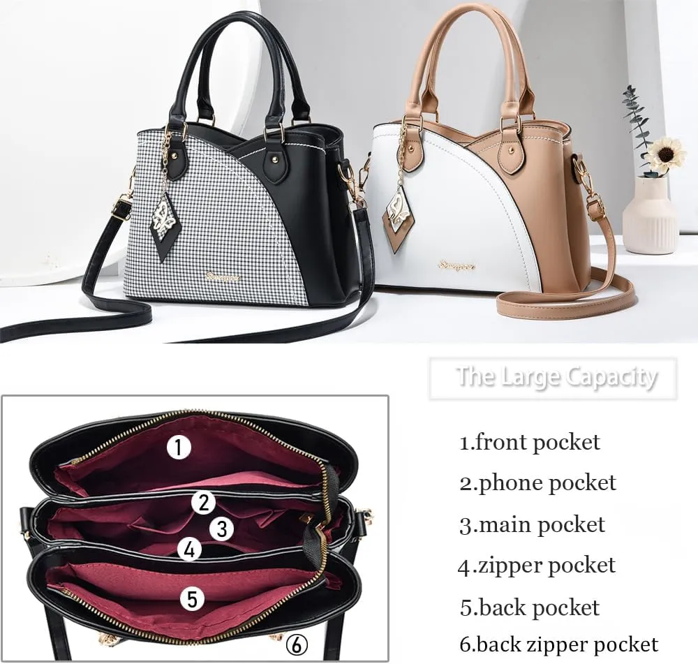 Purses and Handbags Top Handle Satchel Shoulder Bags Messenger Tote Bag for Ladies