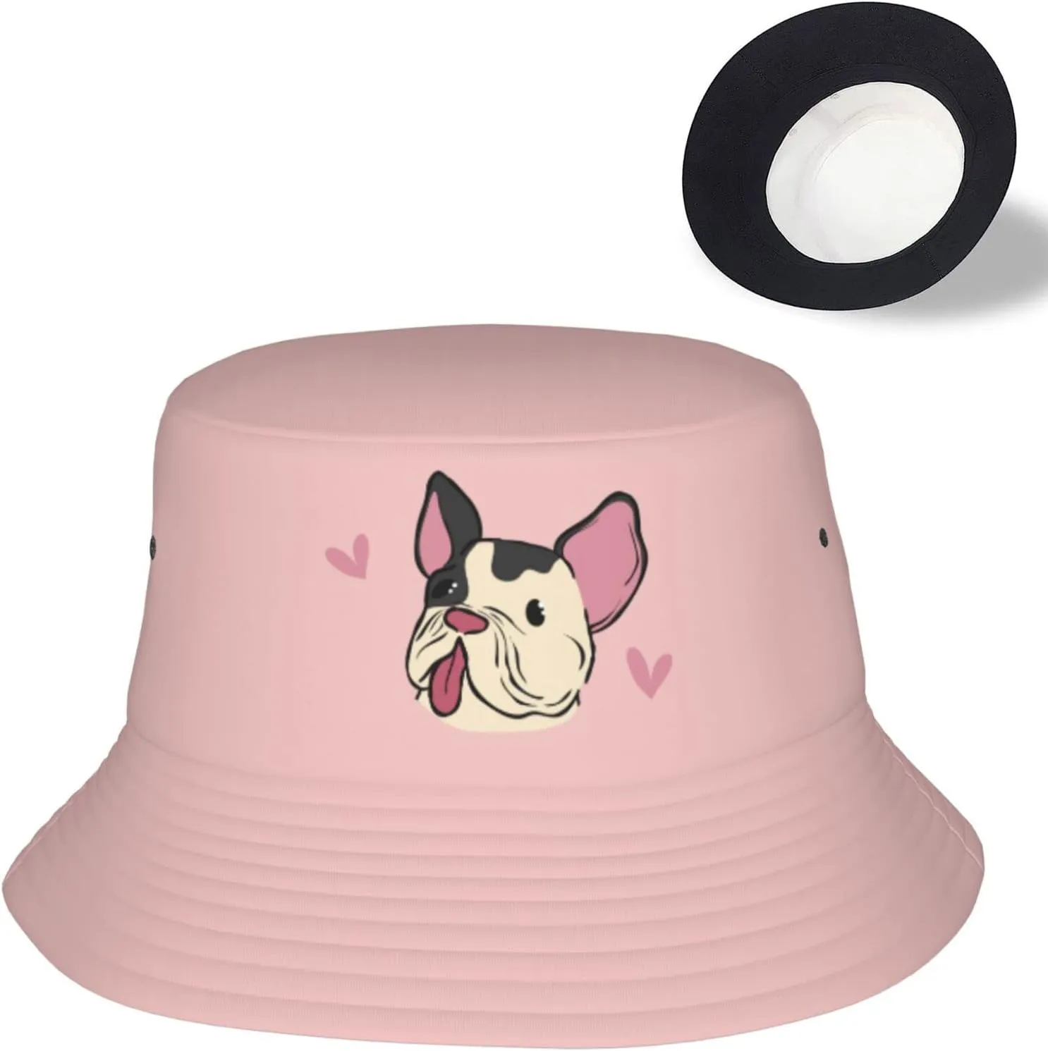 Rabbit Bunny Bucket Hats for Women Summer Sun Beach Travel Outdoor Fishing Cap Unisex Men Hat