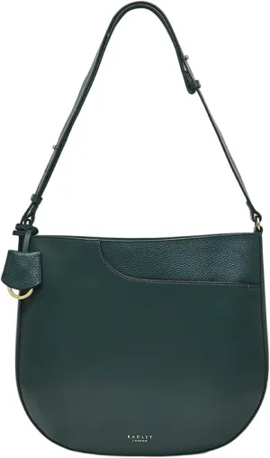 RADLEY London Pockets Large Ziptop Shoulder Bag (Dark Green)