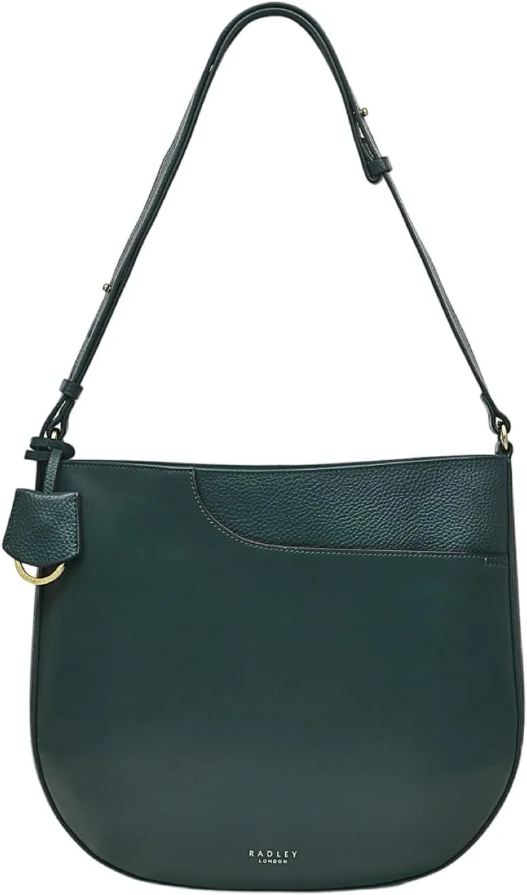 RADLEY London Pockets Large Ziptop Shoulder Bag (Dark Green)