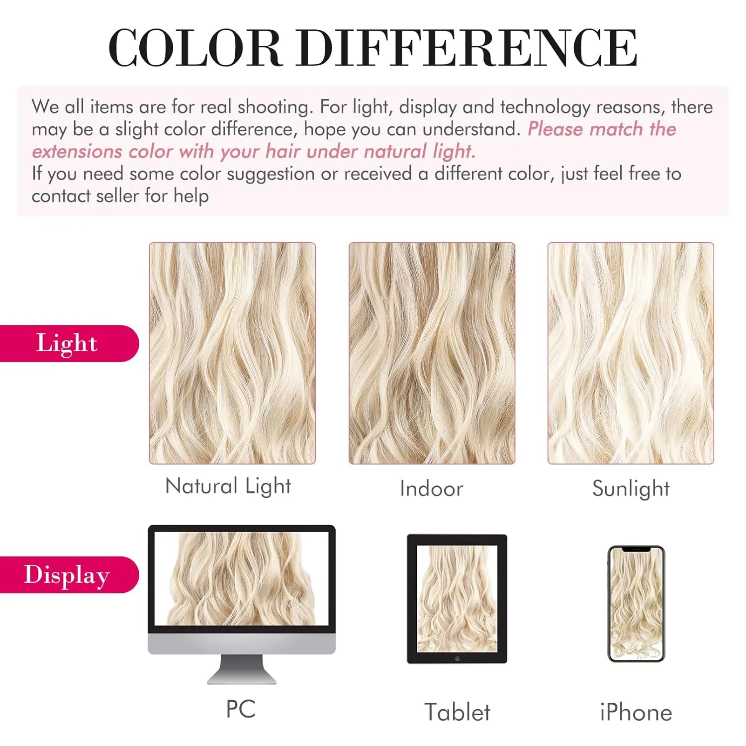 REECHO Invisible Wire Hair Extensions with Transparent Headband Adjustable Size Removable Secure Clips in Straight Secret Hairpiece for Women (12 Inch (Pack of 1), Cool Blonde)