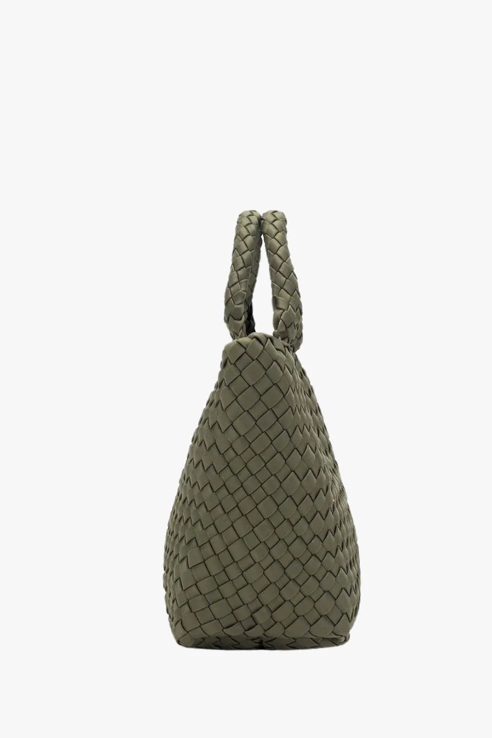 Reeva Light Olive Woven Mini Bag