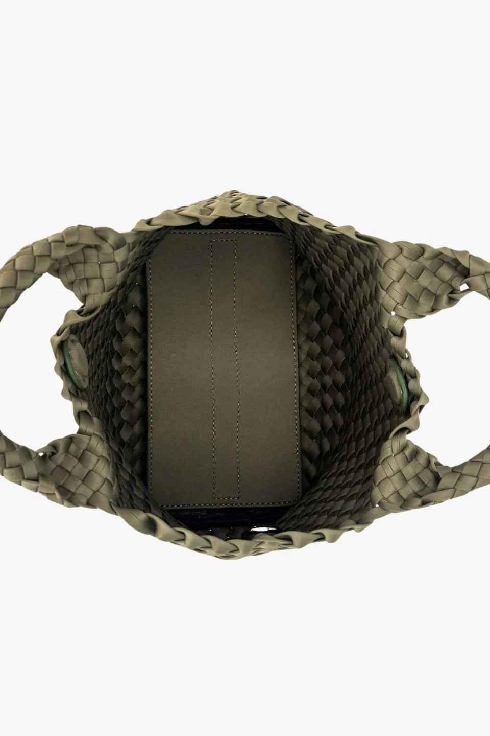 Reeva Light Olive Woven Mini Bag