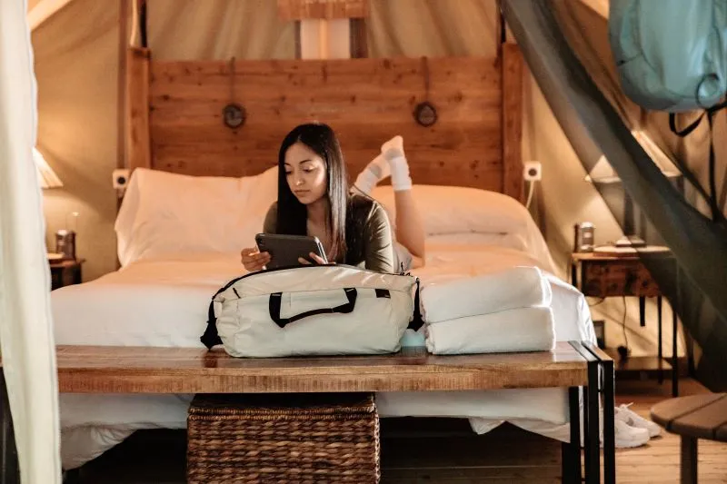 ReFraction Packable Duffle Bag - White