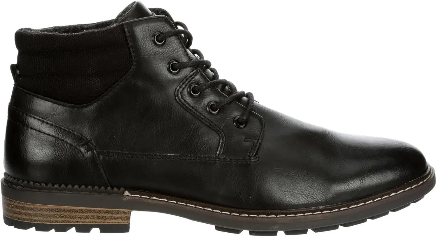 Restoration Parker - Men's Faux Leather Lace-Up High-Top Chukka Boot