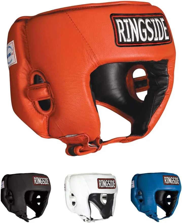 Ringside Competition Boxing Muay Thai MMA Sparring Head Protection Headgear Without Cheeks