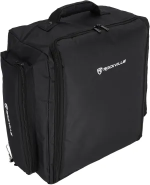 Rockville RLBP8 Padded Backpack for 8 Par Lights Bag with Dividers Handle Straps