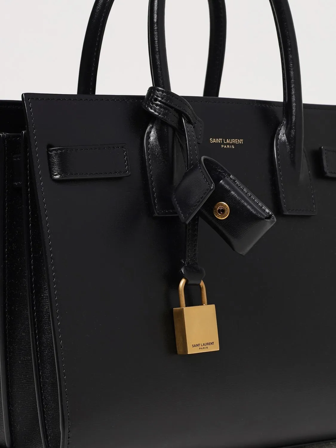 Saint Laurent Tote Bags Woman Black