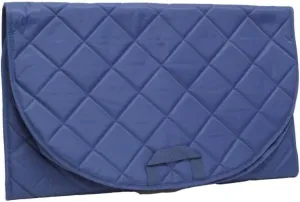 Samantha Brown Quilted Garment Bag (Blue)