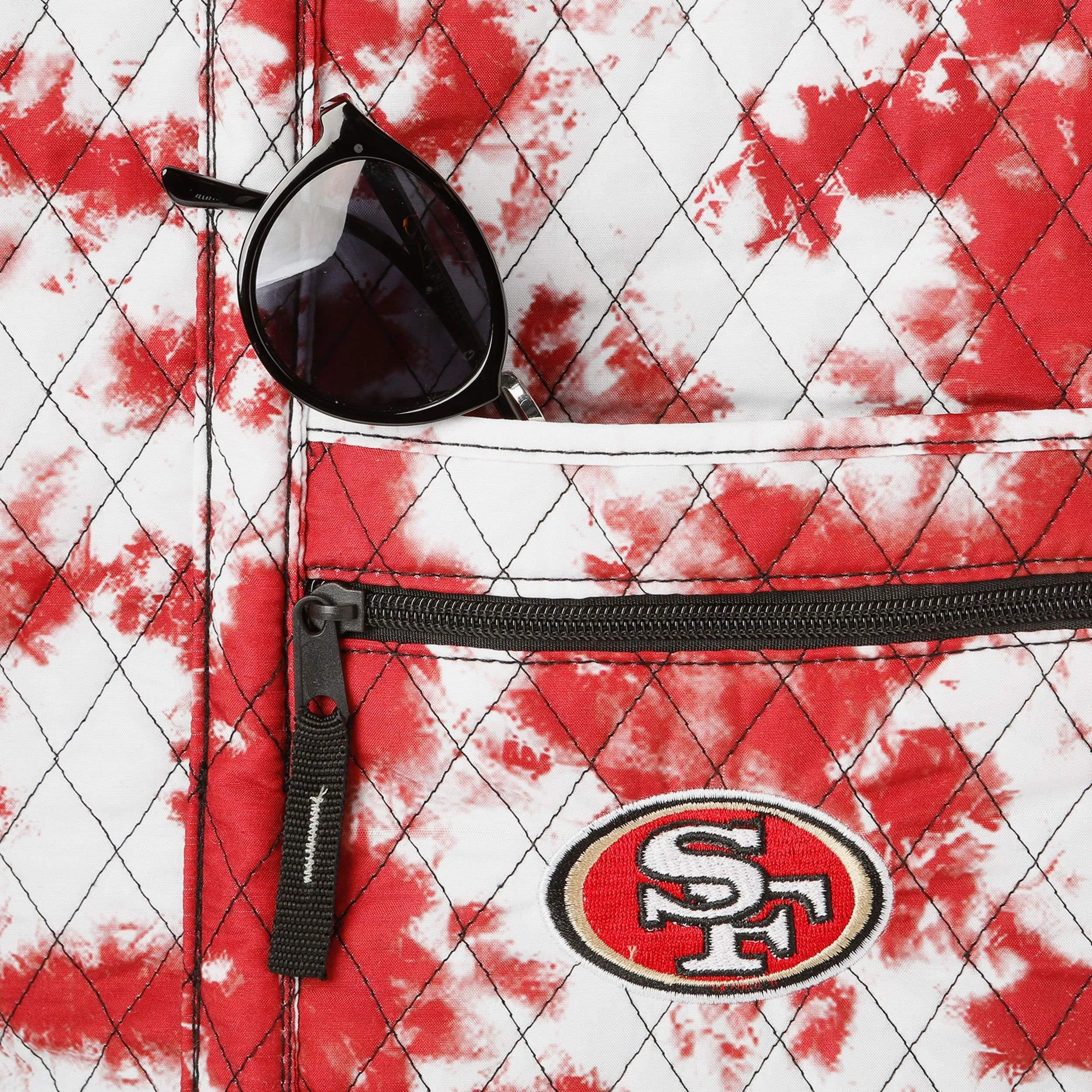 San Francisco 49ers Tie-Dye Takeaway Tote Bag