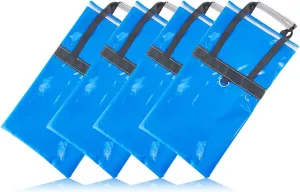 Sand Bags Vinyl 4 Pcs-Pack,Sand Bags for Canopy Legs,Inflatable Bounce House,Water Slide Bounce House,Outdoor Furniture Weights, Sand Bags for Weight Support and Anchor Lnflatables.(sandbag)