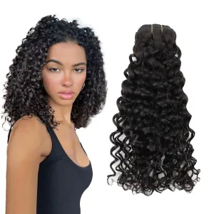 Sassina Natural Wave Clip in Remy Human Hair Extensions Double Weft Invisible Clip in Extensions Real Human Hair Natural Black Virgin Human Hair Extensions for Women 7Pcs 120G 20 Inch